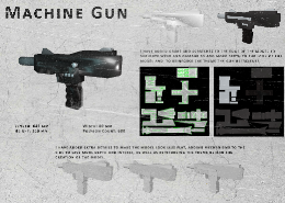 Machine Gun Production Render
