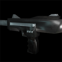 Machine Gun Render